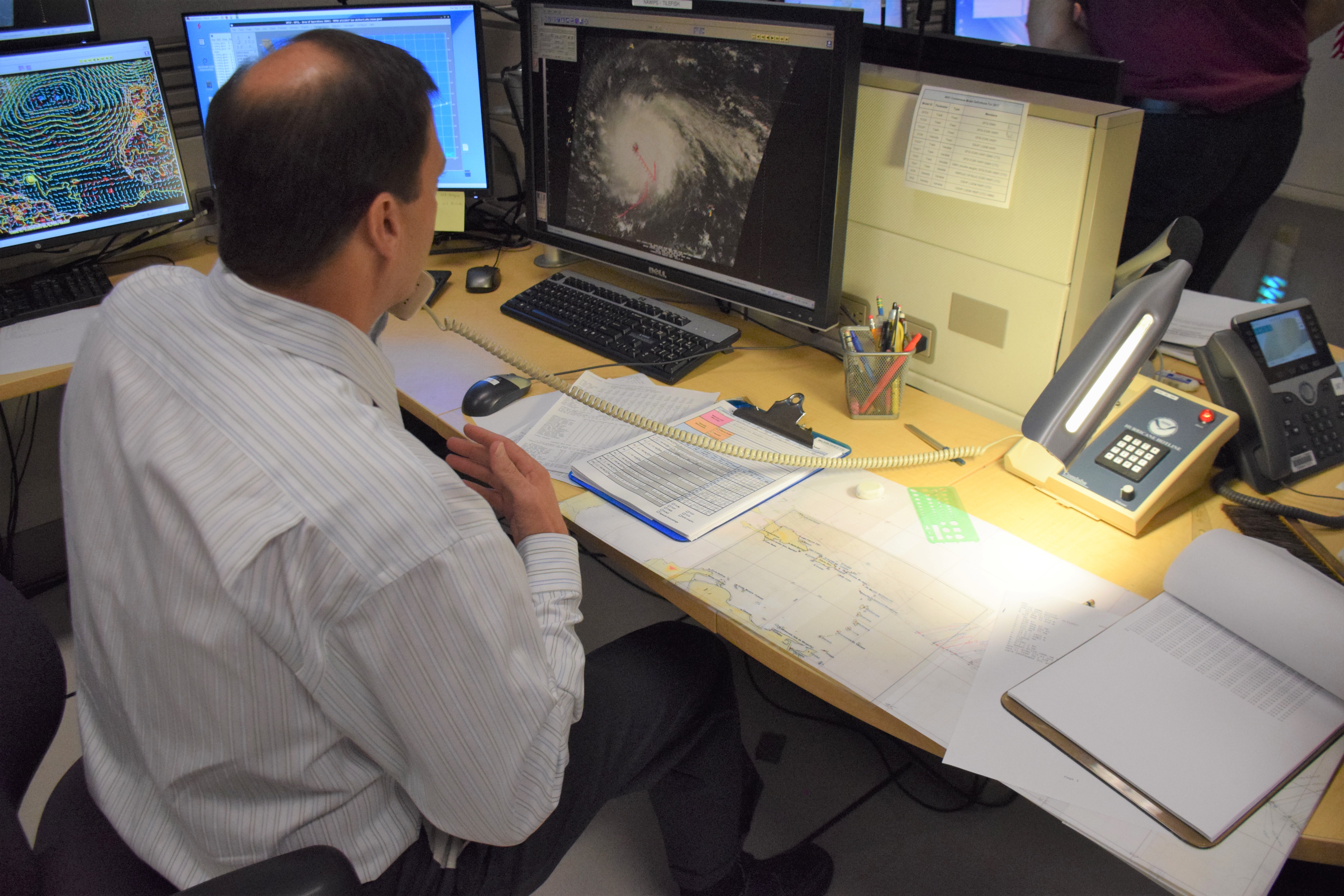 NHC Warning Coordination Meteorologist and Senior Hurricane Specialist Dan Brown.