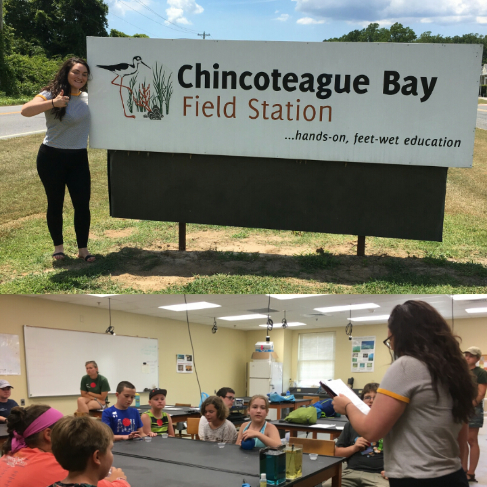 Annalise Guthrie, 2018 EPP Scholar, interned this summer in Washington, D.C., creating outreach tools that could help scientists successfully communicate ocean acidification to K-12 students. At the Chincoteague Field Station Science Day Camp in Wallops Island, Virginia, she tested the effectiveness of these tools.