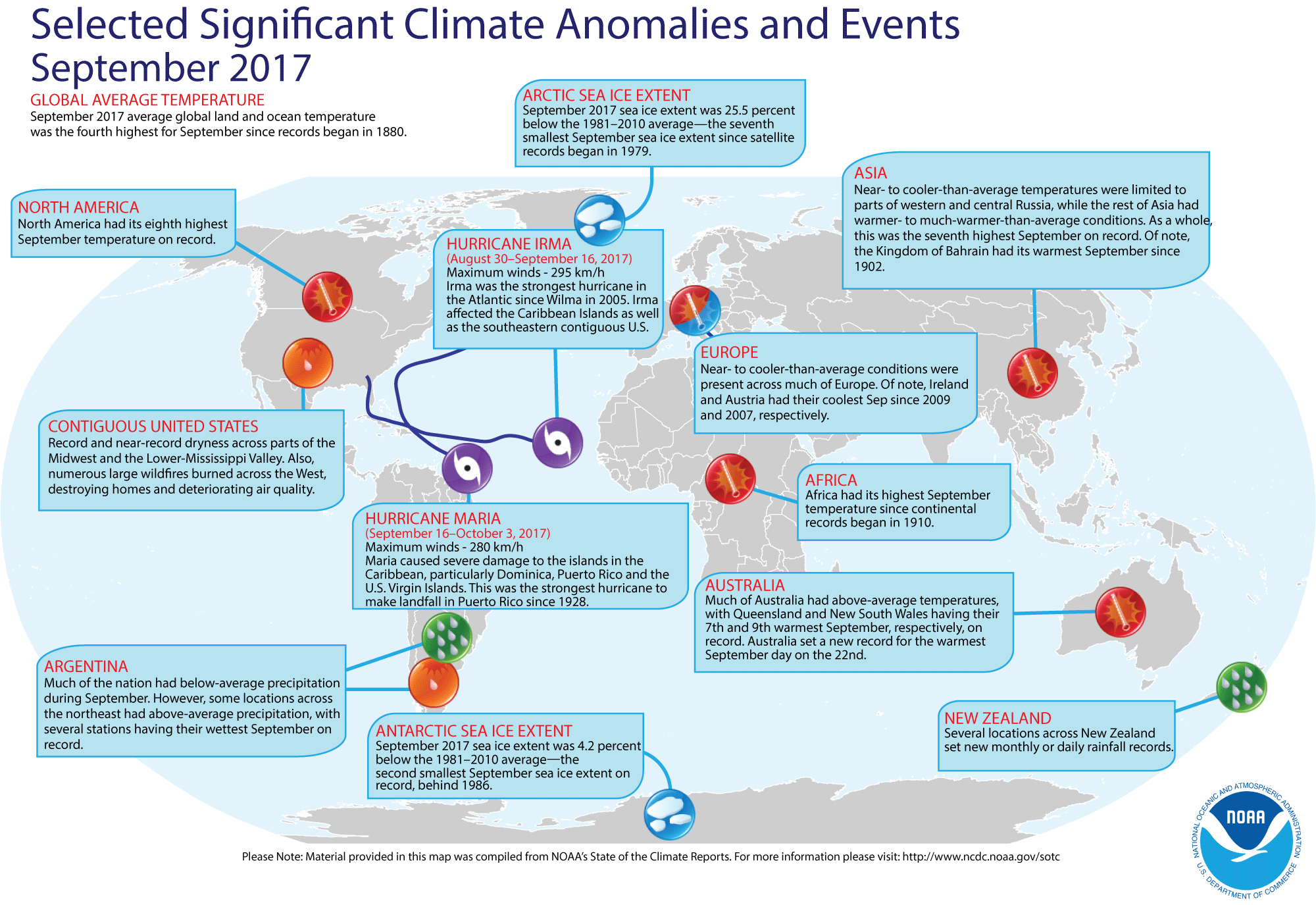 Here are some noteworthy climate events that occurred around the world in September.