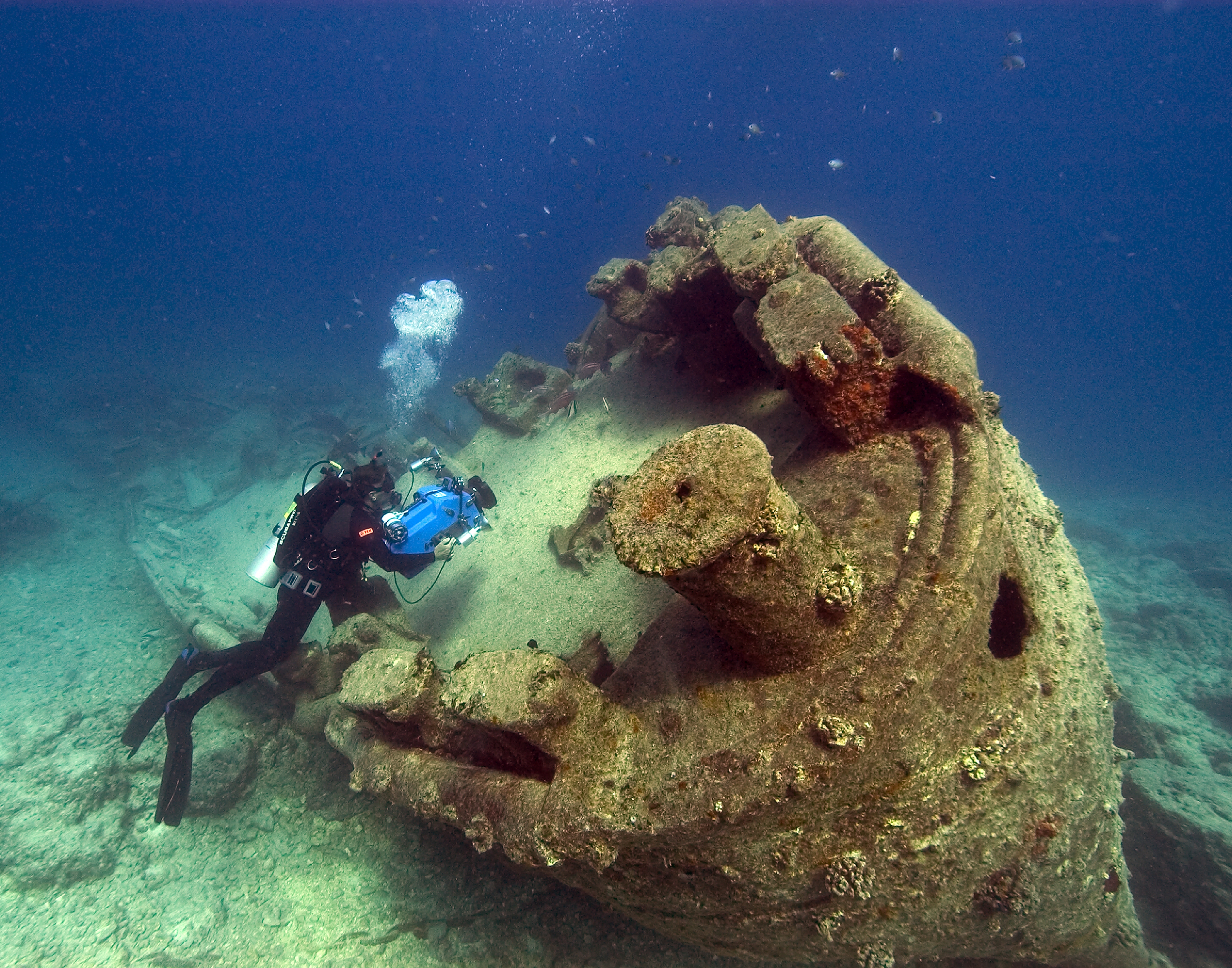 A recent Ocean Exploration webinar looked at sunken history from WWII at Midway Island, Hawaii,  like the remains of the USS Macaw. 