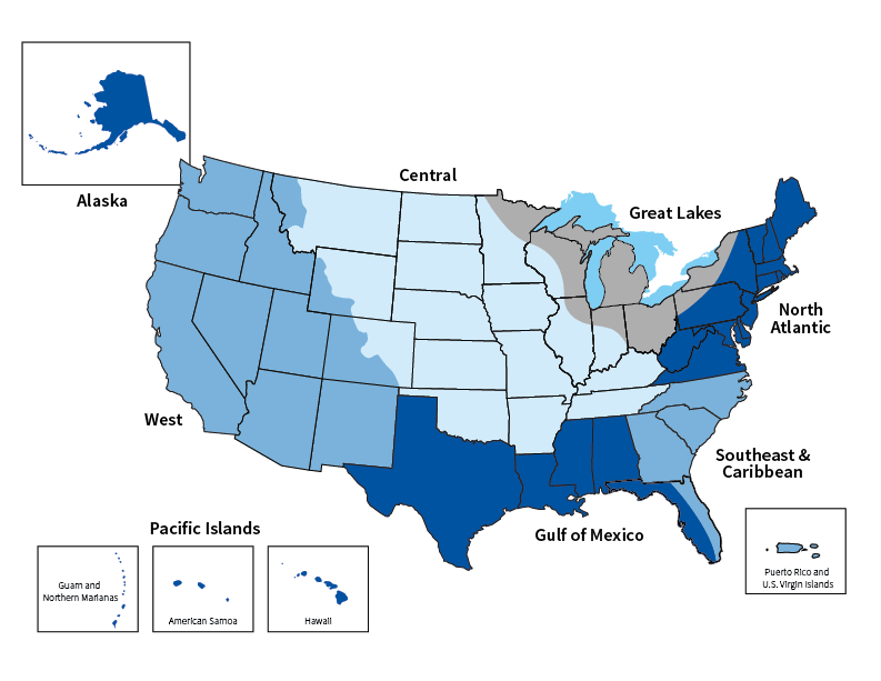 Regional Collaboration Network map