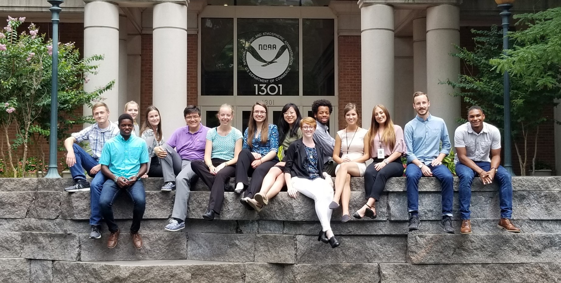 NOAA scholars at the 2018 Science & Education Symposium at NOAA Headquarters in Silver Spring, Maryland.