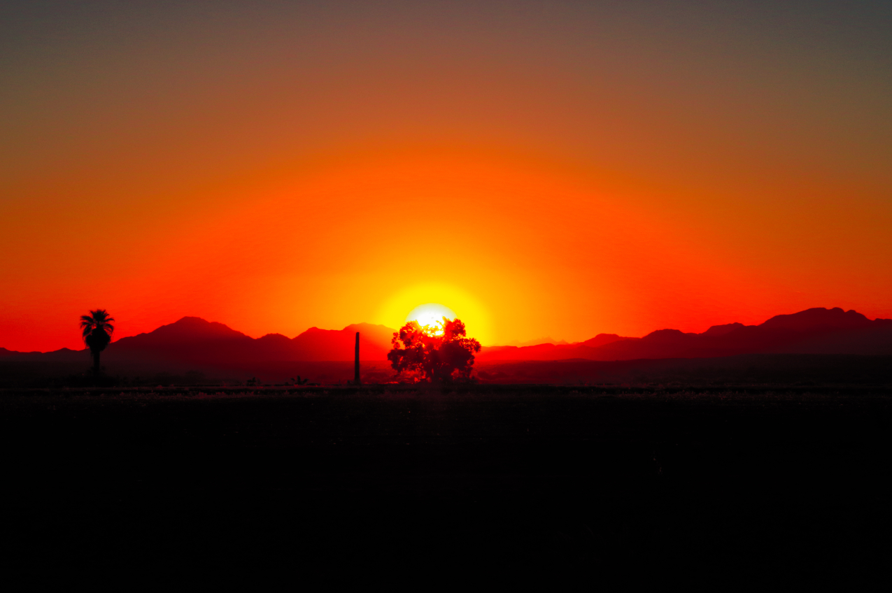 Sunset in Arizona. Credit: Getty Images.