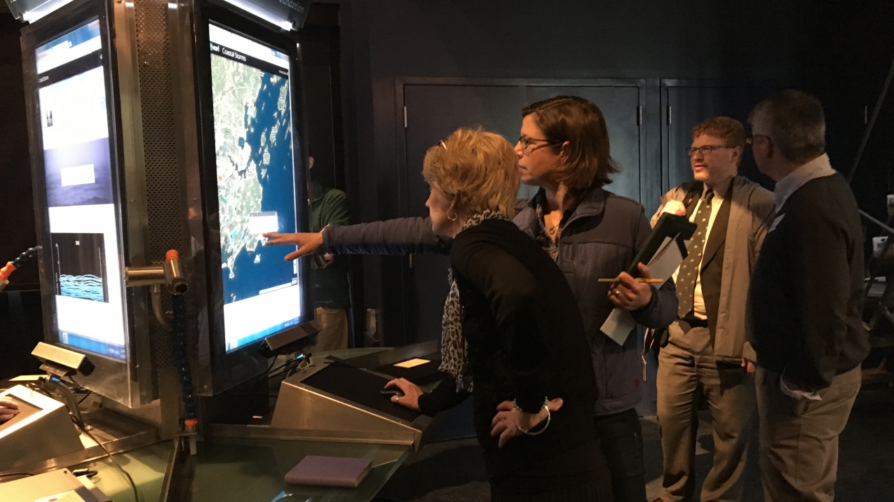 Through programs at the Gulf of Maine Research Institute's Interactive Learning Laboratory and in community centers throughout the state, GMRI engages the public in exploring and understanding local climate impacts.
