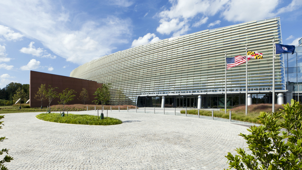 NOAA's National Center for Weather and Climate Prediction in College Park, Maryland