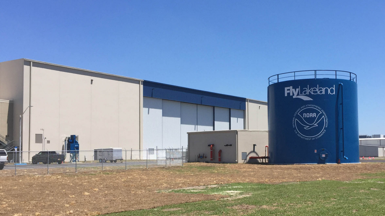 NOAA's new Aircraft Operations Center facility in Lakeland, Florida.