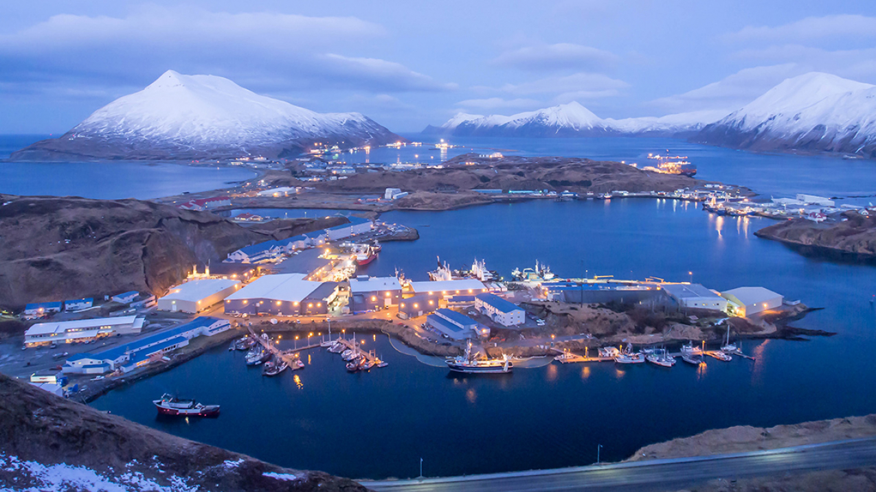 Bering sea pollock fleet prepares to depart Dutch Harbor, Alaska, for another season of the largest commercial fishery in the U.S.