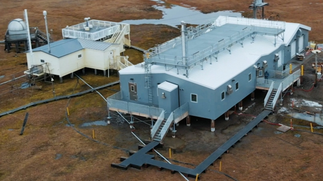 New Barrow Atmospheric Baseline Observatory in Utqiaġvik, Alaska.