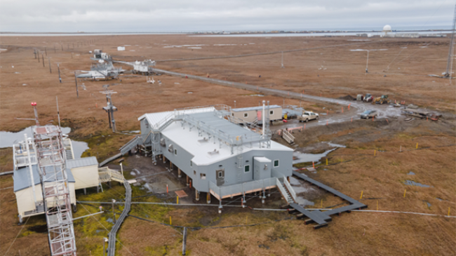  Arctic observatory near Utqiaġvik, Alaska.