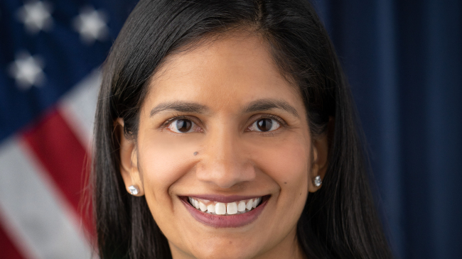 Photo of Jainey K. Bavishi, assistant secretary of commerce for oceans and atmosphere and deputy NOAA administrator.