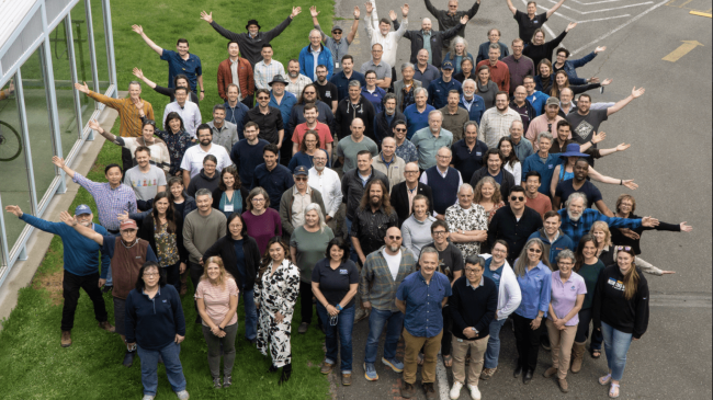 PMEL staff gathered in May 2023 on the NOAA Western Regional Center campus. The lab marked its 50th Anniversary in October.