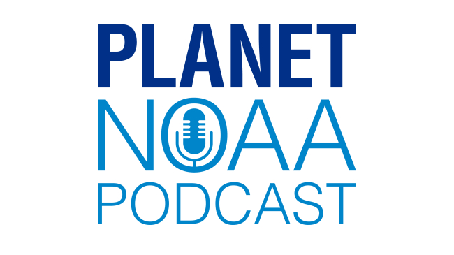 Planet NOAA Podcast with NOAA digital logo