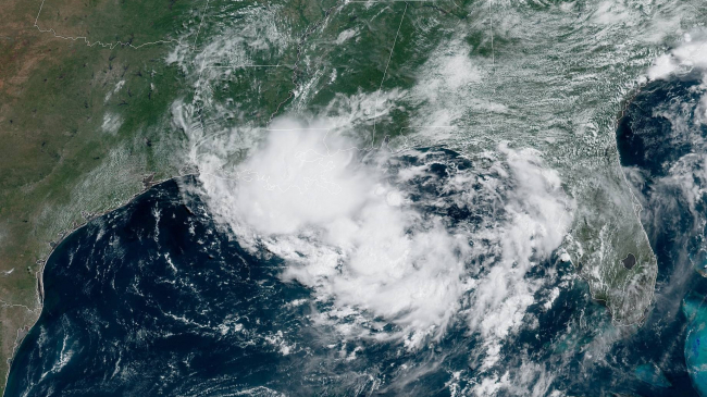 NOAA's GOES-East image of Potential Tropical Cyclone Two on July 10, 2019