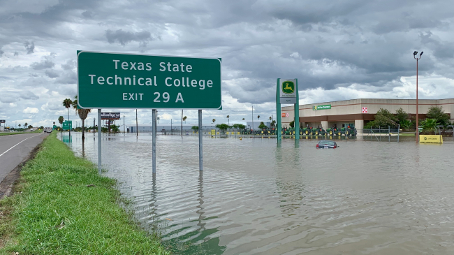 From NOAA’s National Weather Service: Just 367 days after the last of the Great June Flood of 2018 had left its memorable mark on nearly all of the populated Rio Grande Valley, a confluence of atmospheric events came together during the late afternoon and evening of June 24, 2019. New daily rainfall records were set at most available Rio Grande Valley climate recording locations, including Harlingen, Texas, (shown) with 6.29 inches of rain -- about 3 times the monthly average.
