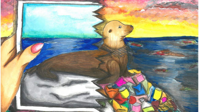 The NOAA Marine Debris Program holds this annual art contest to reach K-8 students and help raise awareness about marine debris, one of the most significant problems our ocean faces today.