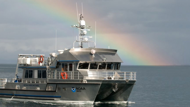 The National Marine Sanctuary Program's 67-foot R/V Fulmar is used to greatly expand and enhance research, education and emergency response programs for the west coast region. 