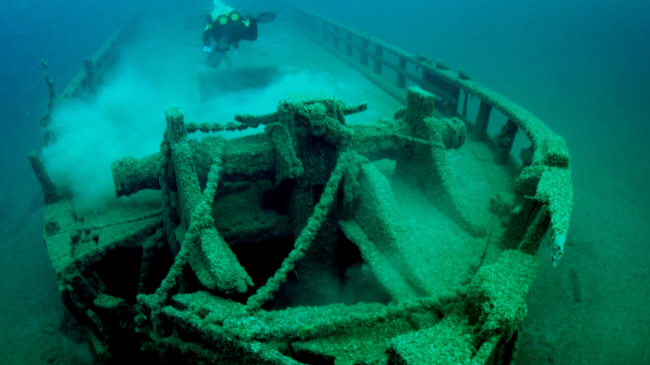 The schooner Home is one of the oldest shipwrecks discovered in Wisconsin. 