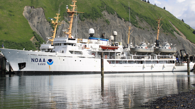 NOAA Ship Fairweather in Kodiak, Alaska