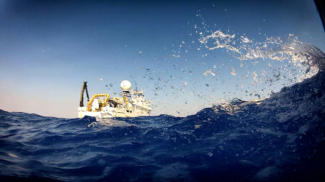 March 27, 2012 – NOAA Ship Okeanos Explorer conducts operations in the northern Gulf of Mexico. 