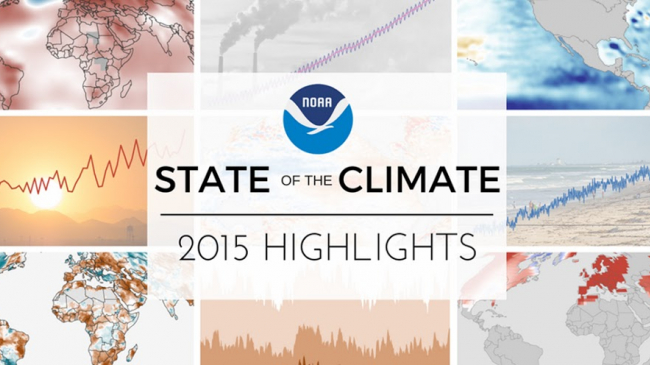 Visual highlights from the 2015 State of the Climate report issued August 2, 2016, in the Bulletin of the American Meteorological Society.