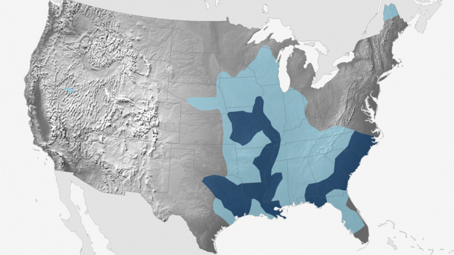 Spring 2016 U.S. flood risk map.