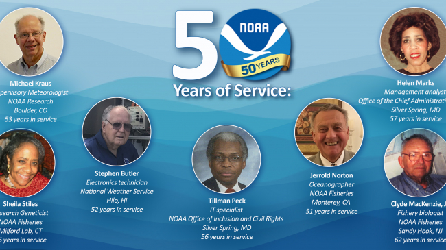 NOAA Employees with 50 Years of Service 