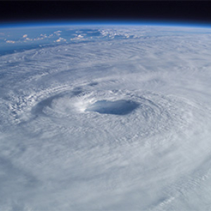 Hurricane Isabel on September 15, 2003. NASA image.
