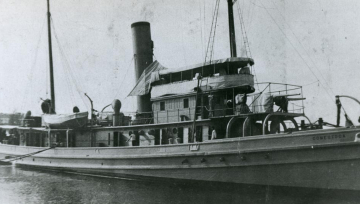 USS Conestoga at San Diego, California, January 1921. 