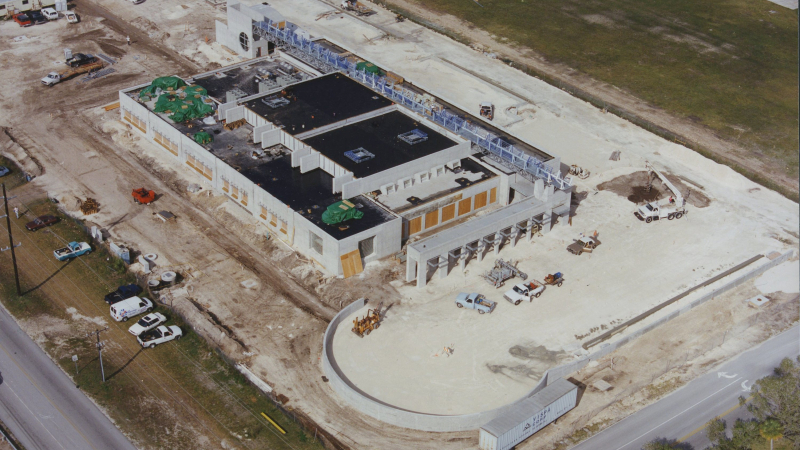 NOAA's National Hurricane Center under construction in 1995