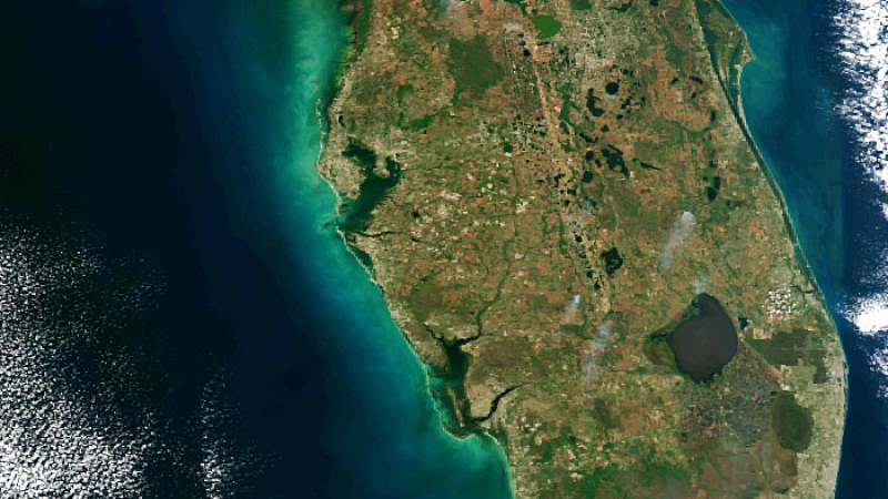 The Visible Infrared Imager Radiometer Suite (VIIRS) instrument on NOAA/NASA Suomi NPP satellite will provide ocean color measurements, which are used to determine areas of harmful algal blooms, ocean phytoplankton, and sediment runoffs. 