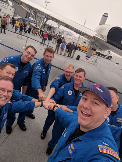 he flight crew of the NOAA WD-P3 aircraft celebrate the end of a successful six day tour that stretched from Mexico to Puerto Rico. The hurricane season begins officially on June 1st.  Are you prepared?
