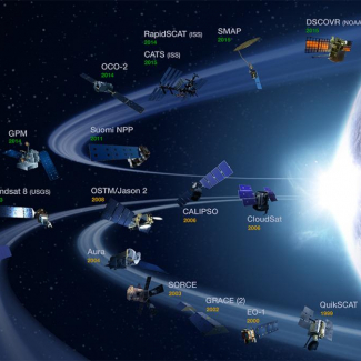 Earth satellite missions. 