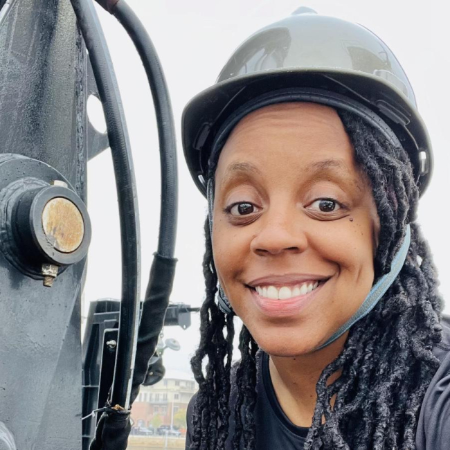 LaDeirdre Forehand, Able Seaman on NOAA Ship Nancy Foster​​​​​​​.