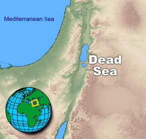 Location of the Dead Sea