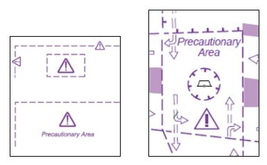 Example of precautionary area routeing measure in chartlet