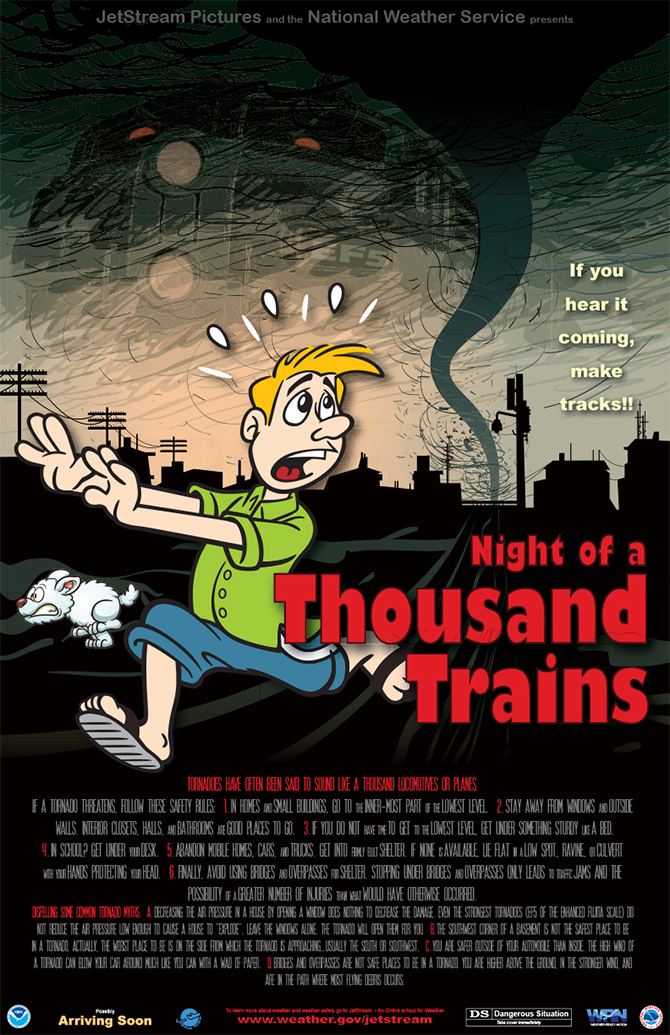 Night of a 1000 Trains poster