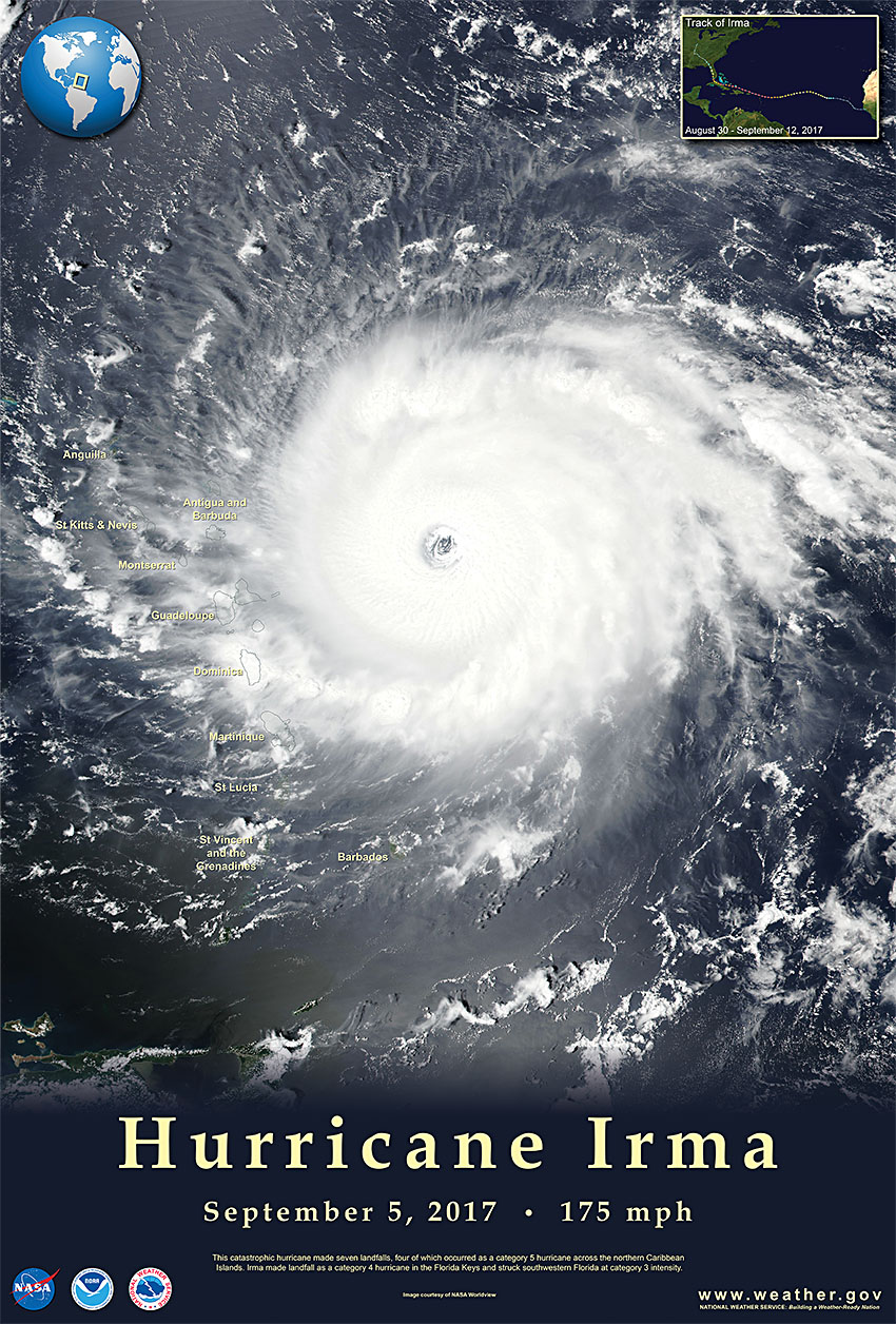 Hurricane Irma Poster