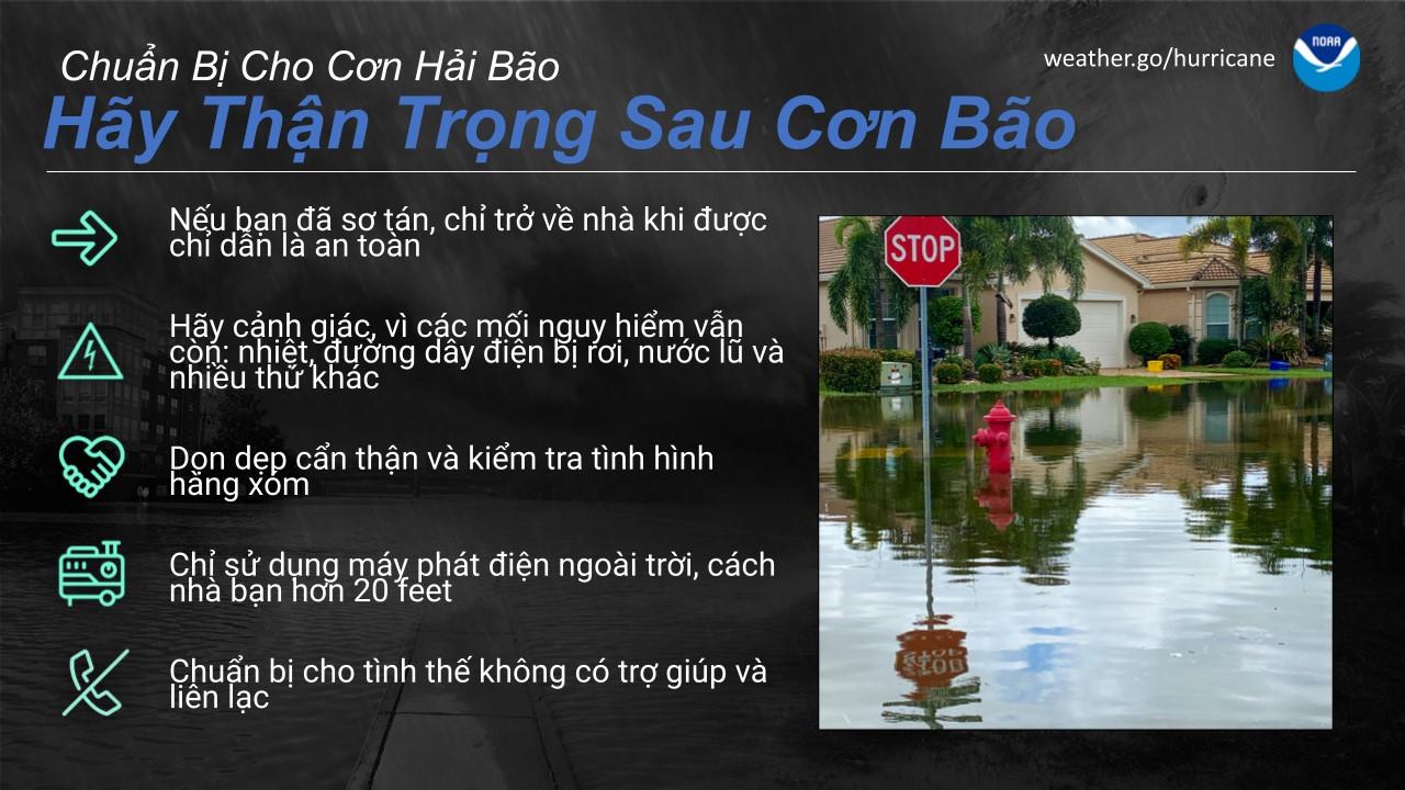 Use Caution After Storms-Vietnamese