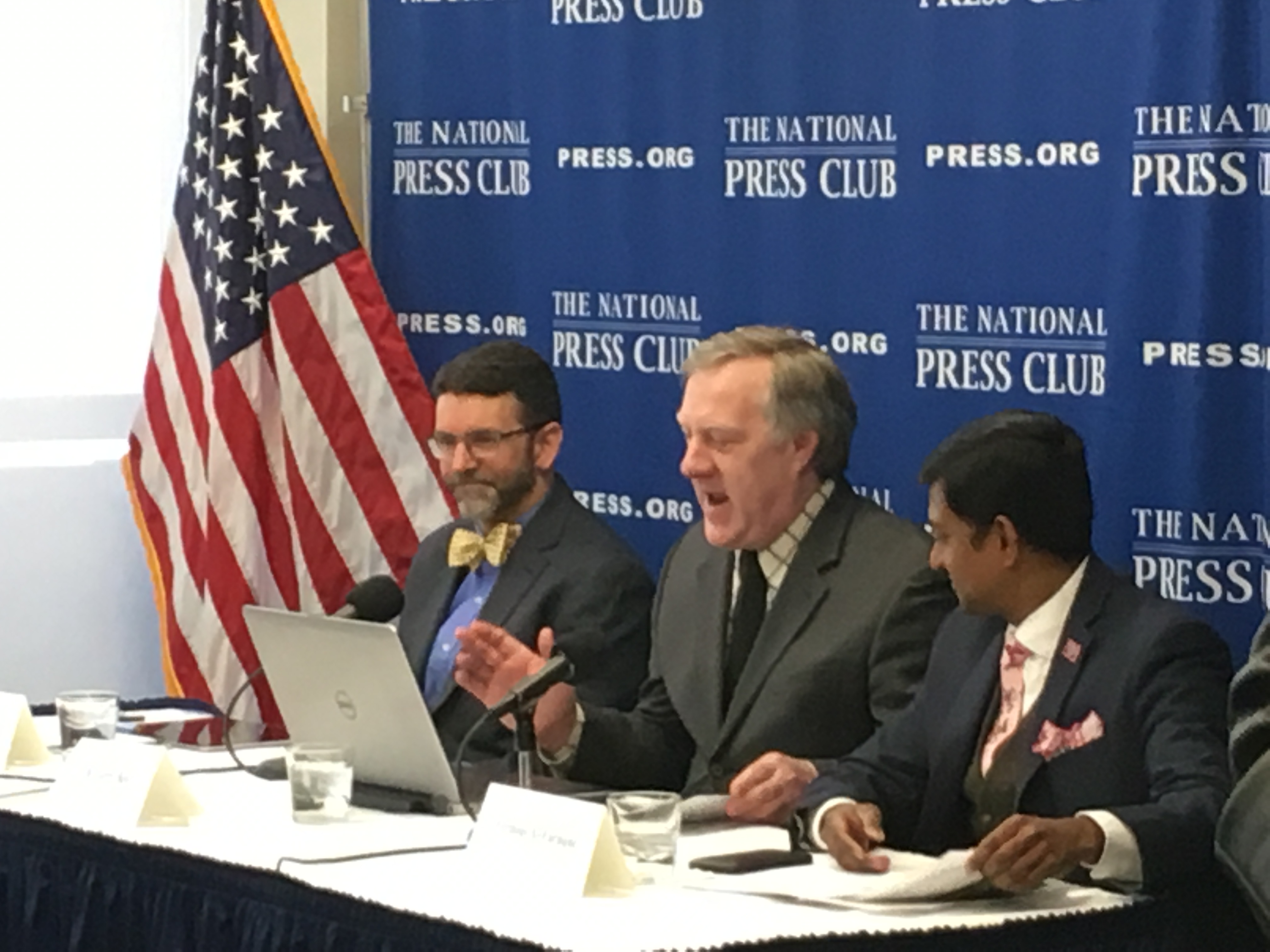 April 2018: NOAA's lead seasonal hurricane forecaster, Dr. Gerry Bell, delivers remarks about the accuracy of NOAA’s seasonal outlooks and the importance of hurricane season preparedness at the National Press Club in Washington, D.C.