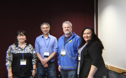 Tribal representatives from the Tanana Chiefs Conference, Yukon-Kuskokwim Delta Tribal Broadband Consortium and Ilisagvik College