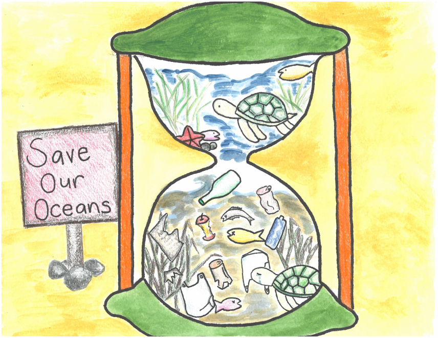 Save Ocean drawing/save the ocean drawing/save sea drawing/save the sea  poster drawing/ - YouTube