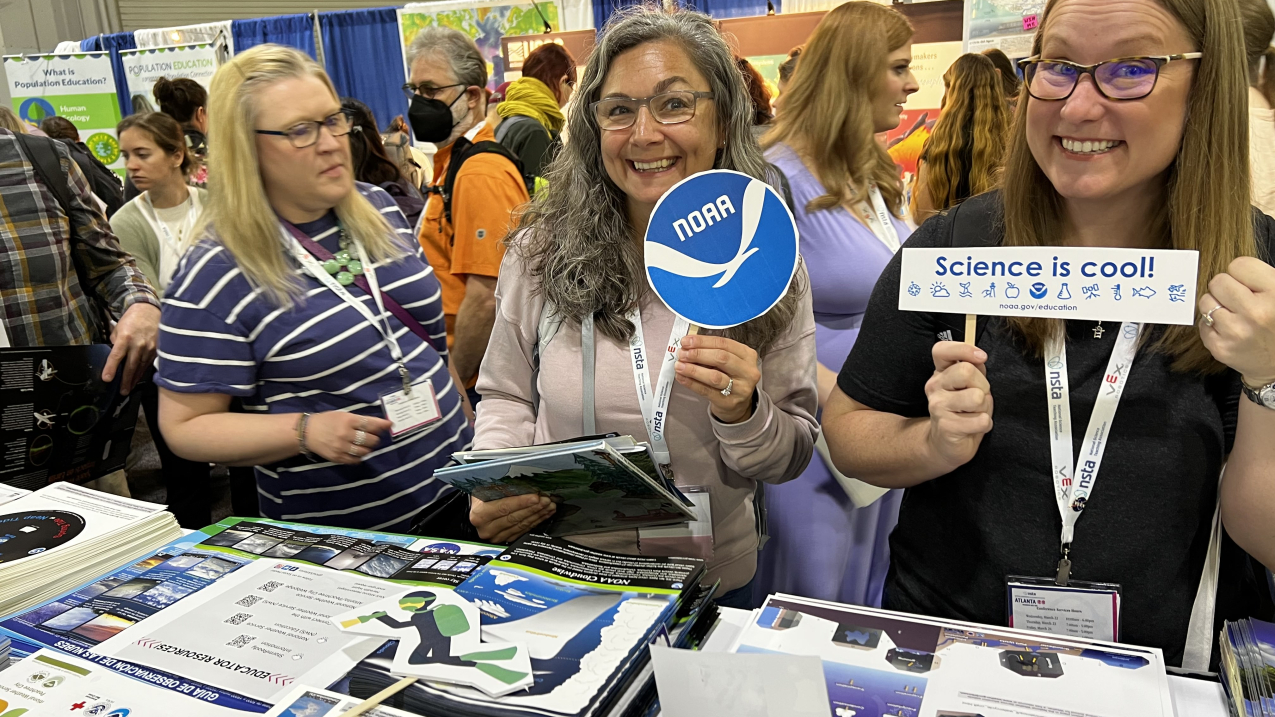 NOAA at the National Science Teaching Association (NSTA) conference