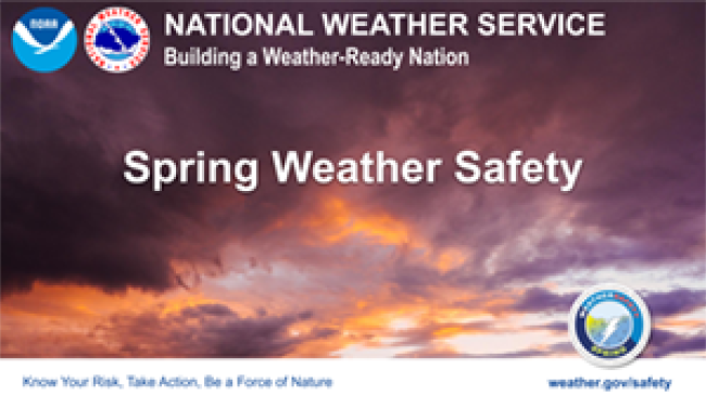 Spring Weather Safety Presentation Cover