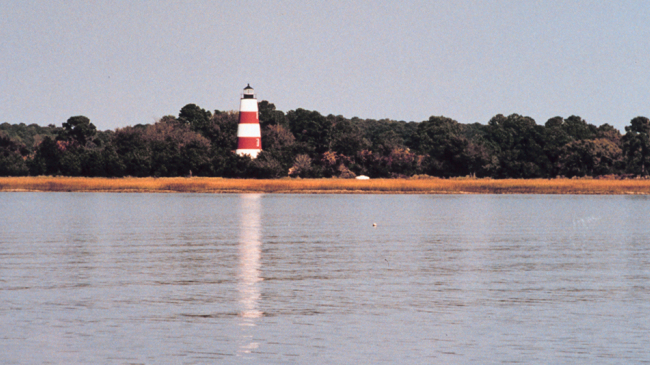 Sapelo Lighthouse, Sapelo Island National Estuarine Research Reserve.