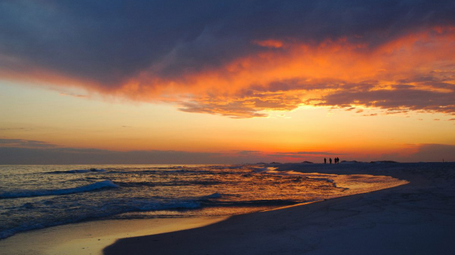 Gulf sunset.