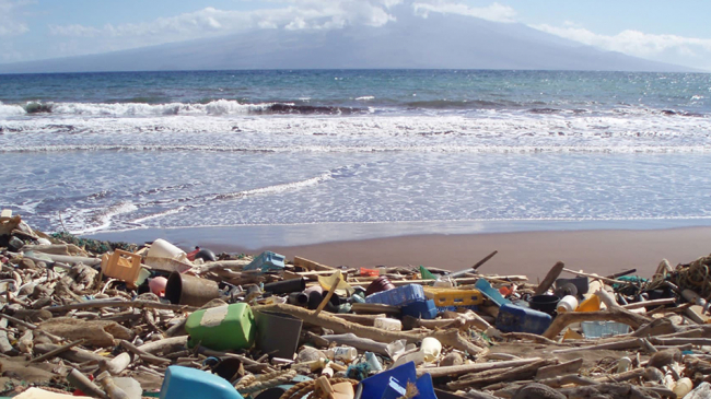 The main Hawaiian islands and the Papahānaumokuākea Marine National Monument are prone to accumulating marine debris because of their central location in the North Pacific Gyre.