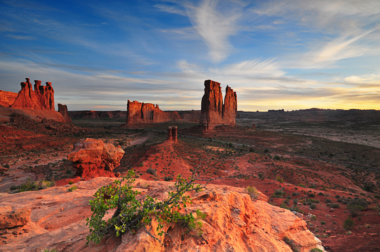 Courthouse Towers at Arches National Park