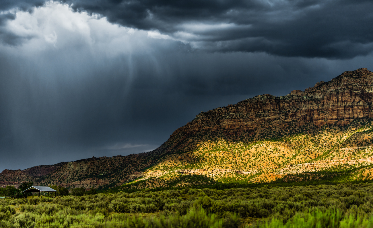 Summer thunderstorm  somewhere in Arizona