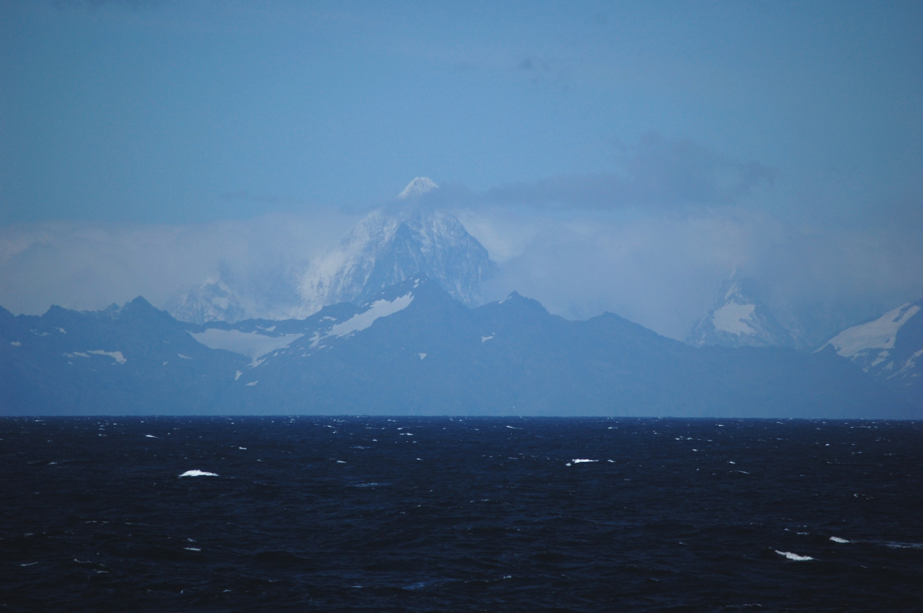South Georgia Island as seen from the NOAA Ship RON BROWN