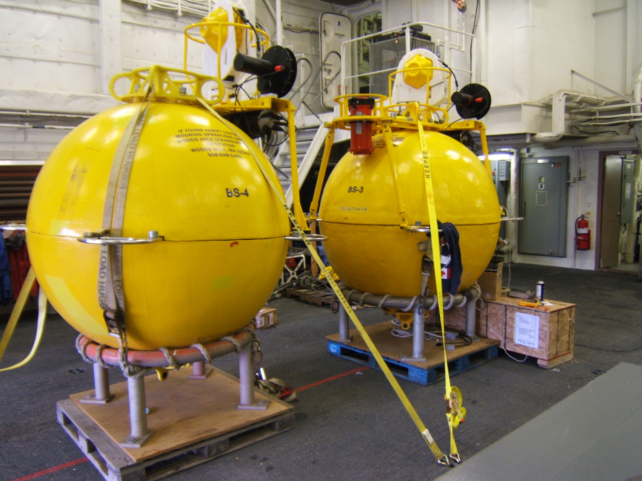 Woods Hole Oceanographic Institution oceanographic buoys